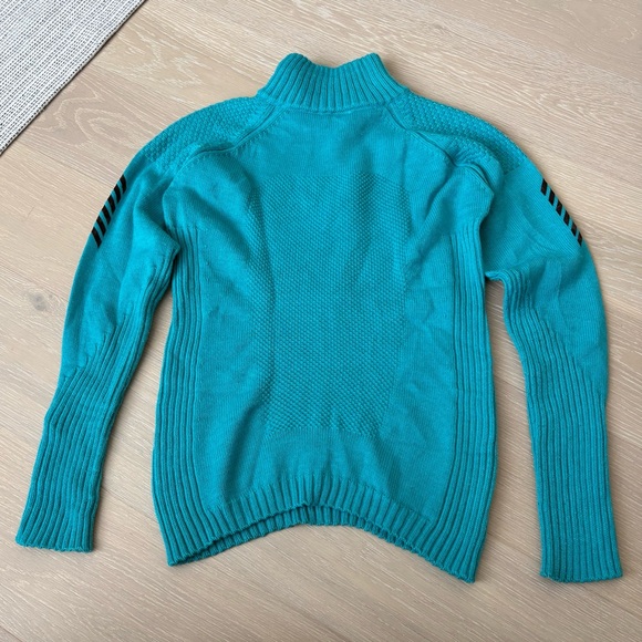 Helly Hansen Merino Wool Vintage Knitted 1/4 Zip Sweater Women’s Small - Picture 12 of 14